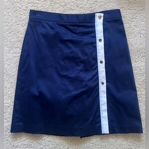 Ralph Lauren Golf Navy Side Button Skort Tennis Pickleball Preppy Sz 4